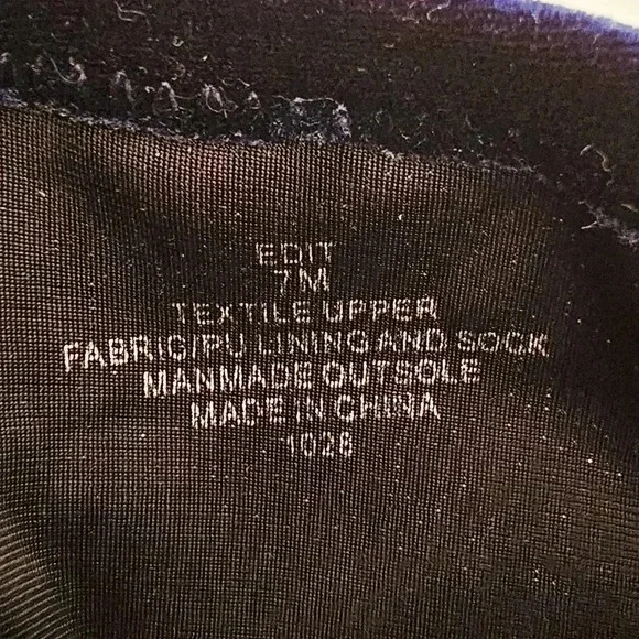 Steve Madden Size 7 Edit Ankle booties velvet royal blue sapphire chunky Heel - Picture 5 of 10